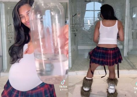 Tyla's hit song 'Water' continues to smash records around the world. US superstar Ciara even got in on the fun and did the dance challenge. Heavily Pregnant, Water Challenge, Dance Challenge, Friends Cast, South African Artists, International Music, African Artists, Block B, Oh Baby