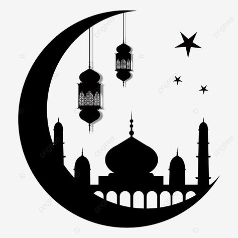 Decoraciones Ramadan, Ramadan Moon, Ramadan Png, Mosque Silhouette, Star Png, Ramadan Images, Eid Al-adha, Moon Silhouette, Ramadan Background