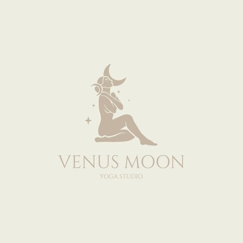 Venus Logo Design, Logo Moodboard, Moon Design, Logo Designs, Logo Inspiration, Creative Professional, Global Community, Brand Logo, Logo Design