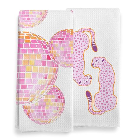 PRICES MAY VARY. WAFFLE DESIGN:This 16 x 24 inch towel is made of polyester waffle material. Its unique design enhances the ambiance of the family kitchen bathroom, Each towel features distinctive patterns and rich colors, adding unique decorations to your home environment. GIFT PREFERRED: Whether it's for your family, friends, or neighbors, this waffle towel makes a great gift choice for Christmas, Mother's Day, birthdays, the school season, Valentine's Day, wedding anniversaries, Thanksgiving, Preppy Towel, Girly College Dorm, Pink Disco Ball, Waffle Design, Pink Disco, Unique Decorations, Camping Towel, Decorative Set, Preppy Pink