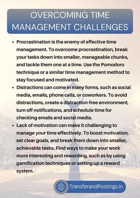 Paragraph On Time And Tide Wait For None: The Importance Of Effective Time Management - Transfer and Postings Importance Of Discipline, Managing Time, Working Too Much, Save Environment, Time Management Techniques, Avoid Distractions, Time Management Tools, Study Flashcards, Pomodoro Technique