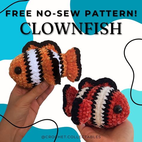 Crochet Collectables | Excited to announce the release of my latest creation - a FREE crochet clownfish pattern! 🐠✨ So why this pattern: 🐠Completely no sew… | Instagram Chevron Crochet Blanket Pattern, Crochet Fish Patterns, Crochet Blanket Chevron, Chevron Crochet, Crochet Fish, Book Crafts Diy, Crochet Eyes, Plushie Patterns, Clownfish