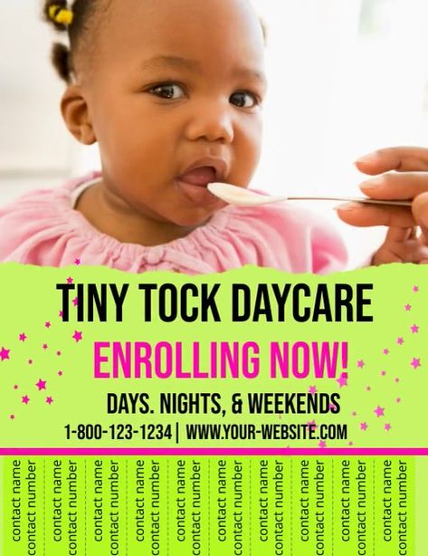 Daycare Flyer Daycare Flyer, Daycare Center, An Email, Flyer Template, Flyer Design, Design Template, Log In, Log, History