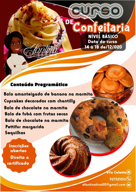 panfleto para confeitaria Cupcakes Decorados, Flyer Design, Canvas, Quick Saves, Design