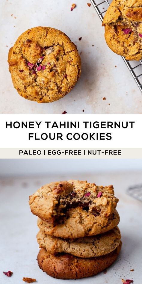 Tigernut Flour Cookies, Tigernut Recipes, Tigernut Flour Recipes, Tiger Nut, Tigernut Flour, Paleo Recipes Dessert, No Flour Cookies, Autoimmune Paleo, Paleo Sweets