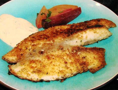 Breaded Pollock Fillets For 2 Recipe - Food.com Pollock Recipes, Pollock Fish, Breaded Fish, Fish Fillet Recipe, Pollock Fish Recipes, Fish Fillets, Fish Recipes Healthy, Tuna Recipes, Healthy Fish