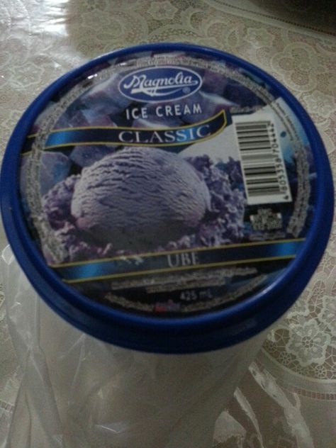 Magnolia Ice Cream: Ube (lunch for today) Magnolia Ice Cream, Ube Ice Cream, Candy Machine, Cotton Candy Machine, For Today, Magnolia, Ice Cream, Cream