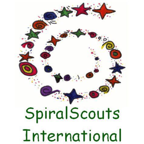 Spiral Scouts International Spiral Scouts, Scout And Guide Logo, Scout And Guide, Boy Scout Symbol, Scout 2 International, Robert Baden Powell, Camp Fire Girls, Baden Powell, Family Presents