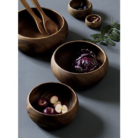 Shop Tondo 14" Bowl.  Richly grained acacia wood turns out in a smooth, sculptural serving bowl, naturally suited to everyday use, entertaining or artful display. Snacks Fruit, Wood Serving Bowl, Fruit Shop, Old Fashioned Glass, Wood Crates, Dessert Bowls, Wood Bowls, Serving Set, Serving Piece