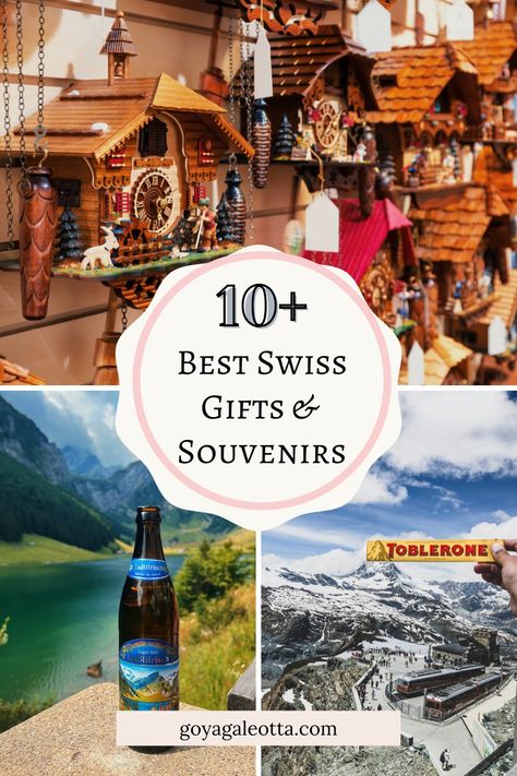 Swiss Souvenirs: 17 Best Gifts from Switzerland Swiss Countryside, Switzerland Hiking, Cuckoo Clocks, Swiss Chocolate, Rhine River, London Christmas, London Food, Zurich Switzerland, Switzerland Travel