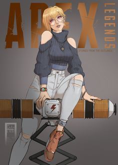 Wattson by FrAg MenT // Apex Legends Crypto Apex Legends, Legend Drawing, Legend Stories, Legend Games, Apex Predator, Titanfall, Apex Legends, Female Character Design, Video Game Art