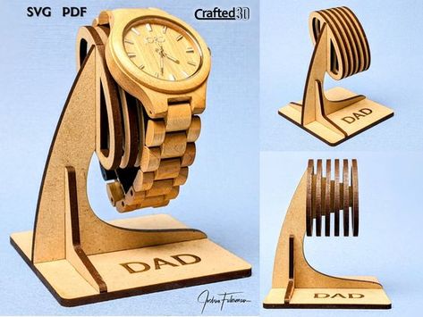 Laser cut files templates Laser Cut Coaster, Wood Inspiration, Watch Smart, Wood Craft Projects, Watch Stand, Laser Engraved Wood, Wood Creations, Wood Home Decor, Wood Gifts