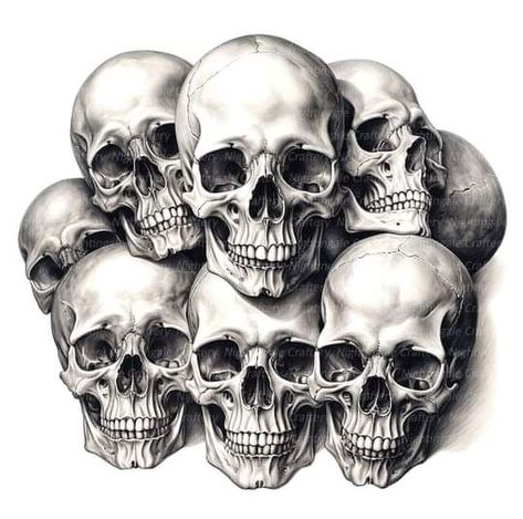 Skull Chest Tattoo Men, Metal Skull Tattoo, Half Skull Tattoo, Chrome Skull Tattoo, Pile Of Skulls Tattoo Design, Realism Skull, Skull Morph Tattoo, A Level Art Themes, Airbrush Skull