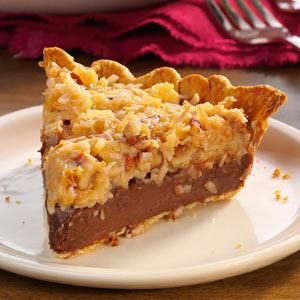 German Chocolate Pie Recipe, German Chocolate Pie, German Chocolate Pies, Chocolate Pie Recipe, Pear Pie, Pie Party, Chocolate Pie Recipes, Sweet Pies, Traditional Cooking