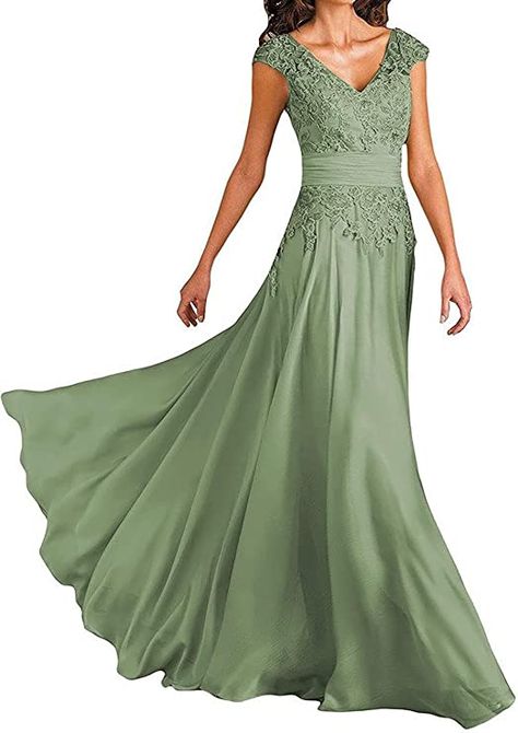 Mother Of The Bride Dresses Long, Sleeveless Bridesmaid Dresses, Mother Of Groom Dresses, Evening Dress Floor Length, Evening Party Gowns, Maxi Dress Pattern, Long Evening Gowns, Party Gown, Dress Dusty