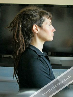 New dreadhawk! | by knottysleeves Female Dreads, Hair Fan, Short Dreads, Dreads Girl, Beautiful Dreadlocks, Crust Punk, Mohawks, Loose Hair, Dreadlock Styles