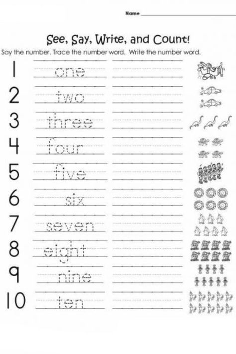 Are you looking for free See Say Write Count for free? We are providing free See Say Write Count for free to support parenting in this pand Math Shapesmic! #SeeSayWriteCount #CounttheWriteSeeSay #SeeSay #WriteCount #See #Say #Write #Count #Worksheets #WorksheetSchools In Words Counting, Numbers As Words Worksheet, Write Numbers In Words Worksheet, Writing Numbers In Words, Numbers In Words, Tracing Words, Number Trace, Number Words Worksheets, Word Tracing