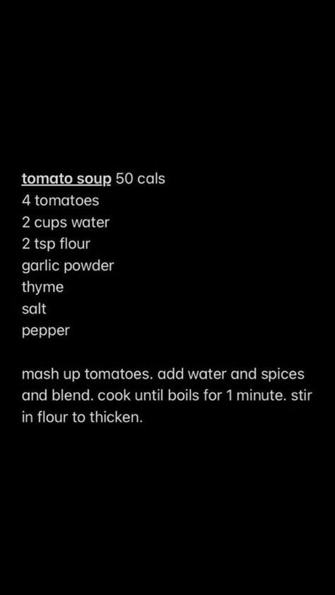 Low Cal Soup Recipes, Homemaking Recipes, Loose Weight Food, Tomato Soap, Low Cal Diet, Liquid Diet Recipes, Food Calories List, Healthy Low Calorie Meals, Low Cal Recipes