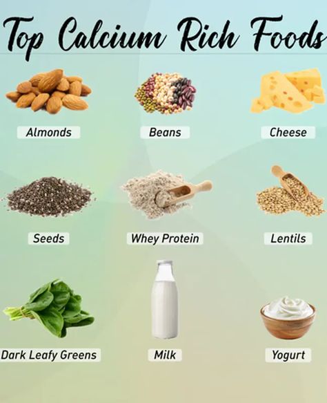 25 Calcium-Rich Foods That Will Boost Your Bone Health Calcium Rich Foods, Dark Leafy Greens, Leafy Greens, Bone Health, Whey Protein, Kefir, Lentils, Yogurt, Almond