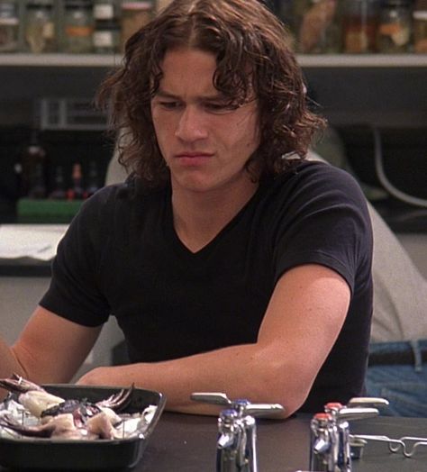 Patrick Verona, Health Ledger, Freetime Activities, I Miss Your Smile, Heath Bars, 10 Things I Hate About You, Biker Photoshoot, 80s Men, Heath Ledger