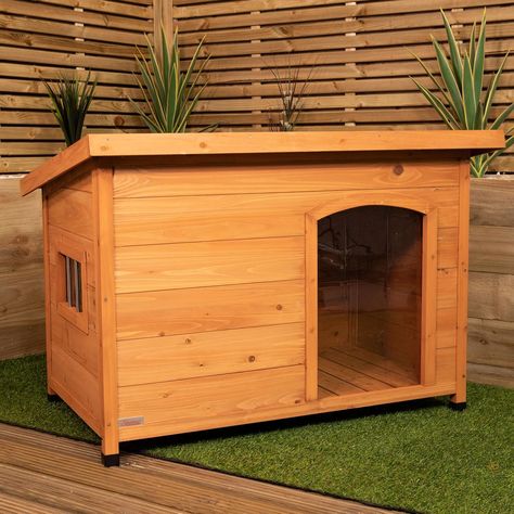 Dog House Kennel, Elevated Floor, Wooden Dog Kennels, Wooden Dog House, Outdoor Dog House, Asphalt Roof, Doorway Curtain, Wooden Dog, House Doors