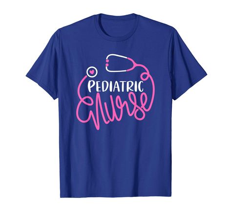 Pediatric Nurse Practitioners Department Nurse tee Shirt for all nursing student, registered nurse, pediatrician nurse, paediatrician, RN, ER Nurse, doctors staff or licensed practical nurse. Shirt designed with Pink stethoscope.Pediatric Nurse T-Shirt Funny pediatrician nursing student shirt for Nurse day, Easter, Thanksgiving or Christmas party. Pcu Nurse, Neurology Nursing, Orthopedic Nursing, Operating Room Nurse, Emergency Room Nurse, Nurse Stethoscope, Neonatal Nurse, Funny Nurse Shirts, Emergency Nursing