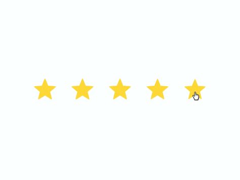 Interactive rating UI element by Shakuro | Dribbble Star Animation, Notification Ui, 5 Stars Rating, Stars Gif, Star Gif, Ui Animation, Gaming Room Setup, Ui Elements, Design Jobs