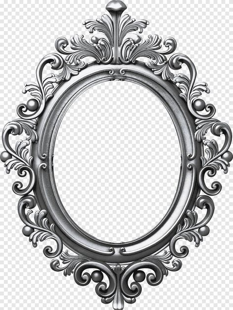 Tattoo Picture Frame, Vintage Frame Png, Mirror Png, Mirror Tattoos, Gothic Mirror, Mirror Drawings, Molduras Vintage, Framed Tattoo, Vintage Photo Album