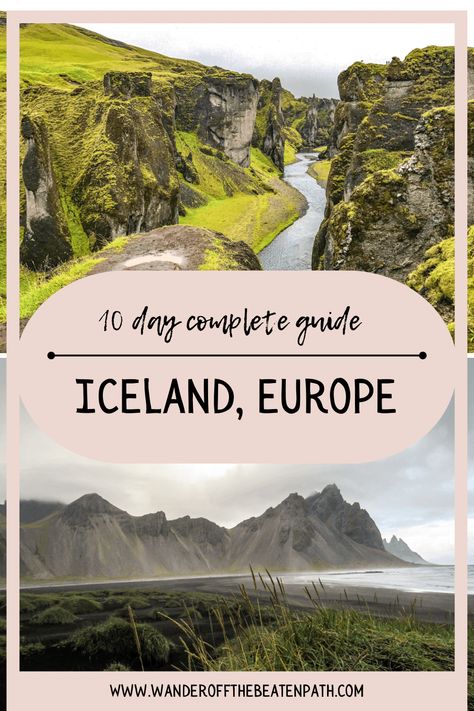 10 Day Iceland Itinerary, 10 Days In Iceland, Iceland Itinerary September, Iceland Vacation, Iceland Itinerary, Ring Road, The Northern Lights, Iceland Travel, Off The Beaten Path