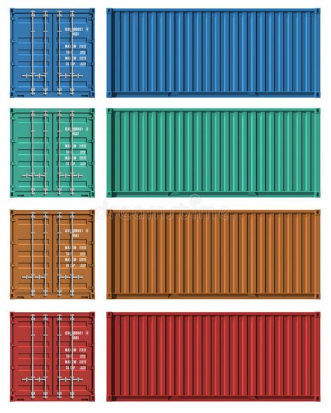 Set of cargo container templates. Set of color cargo container templates isolate , #AFFILIATE, #container, #templates, #Set, #cargo, #white #ad B13 Nissan, Road Texture, Perspective Drawing Architecture, Cargo Container, Container Buildings, Container Architecture, Casa Container, Brew Pub, Shipping Containers