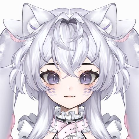 Vtuber Face Reference, Vtuber Hair Reference, Vtuber Hair Layers, Vtuber Model Design Ideas, Vtuber Art Style, Vtuber Model Eyes, Vtuber Expression Sheet, Cute Vtuber Model, Vtuber Eyes Reference