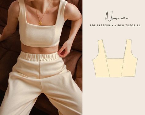 Lounge Trousers, Haine Diy, Diy Clothes Design, Diy Vetement, Kleidung Diy, Top Sewing Pattern, Ropa Diy, Sewing Design, Clothes Sewing Patterns