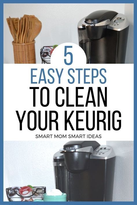 Did you know that you can clean your Keurig in just 15 minutes? Even if you thought it was broken, it might just need a cleaning to work like new again. | Steps to clean a keurig | clean a keurig with vinegar | Easy way to clean a keurig Clean Hacks, Keurig Coffee Maker, Clean Baking Pans, Deep Cleaning Hacks, Cleaning Painted Walls, Keurig Coffee Makers, Keurig Coffee, Glass Cooktop, Deep Cleaning Tips