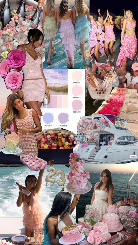 Pink girly spring bday 🩷 Pink Boat Party, Boat Birthday Party, Boat Birthday, Pink Boat, Boat Party, Birthday Party, Birthday, Pink