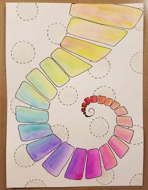 The 2017 Art Journal Adventure - Week 23 - Joggles Blog Principal Of Design Proportion, Gradation Design, Art Journal Prompts, Art Therapy Projects, My Muse, Principles Of Art, Art Therapy Activities, Principles Of Design, Cute Doodles Drawings