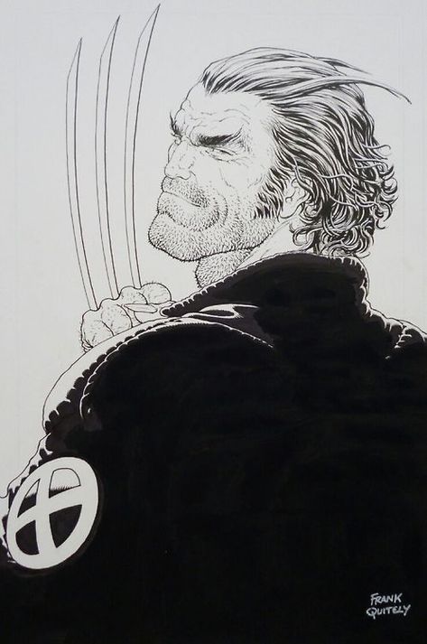 Wolverine by Frank Quitely *: Wolverine Artwork, Old Man Logan, Sequential Art, Logan Wolverine, Wolverine Marvel, Comic Style Art, Dc Comics Characters, Marvel Iron Man, Comic Book Artists