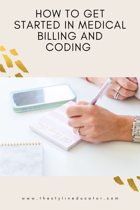 When I first got started in medical billing and coding I had no idea what I had gotten myself into. My father was a doctor who needed help with his billing and coding in his office. He had not hired the brightest bulbs in the box and so I was tasked with cleaning up mess after mess. I enjoyed medical billing and coding and after a while, I began to look into it as a career. #medicalbillingandcoding #workfromhome #workfromhomecareer #careerchange #thestylineducator #billingandcoding Billing And Coding Career, Medical Billing And Coding School Supplies, Medical Billing And Coding Notes, Medical Billing And Coding Study Guides, Medical Billing And Coding Aesthetic, Medical Billing And Coding Cheat Sheets, Medical Coding For Beginners, Dental Billing, Medical Coding And Billing