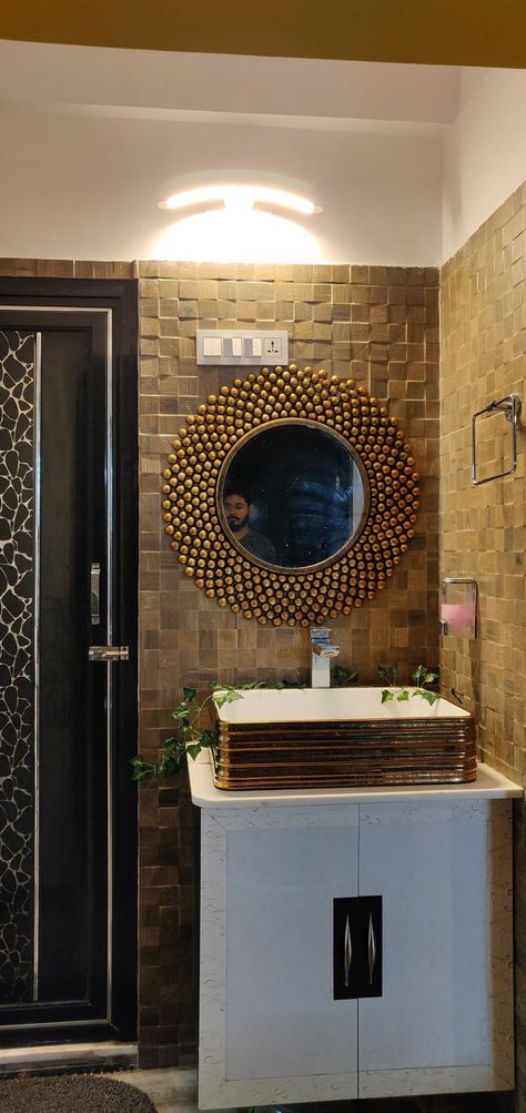 Crockery Unit Design, Mirror Dining Room, Washbasin Design, Basin Design, Washroom Design, Vanity Design, Bathroom Design Decor, Bathroom Design Luxury, False Ceiling Design