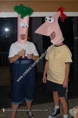 Couple Halloween Costume, Halloween Costume Idea, Phineas And Ferb, Couple Halloween, Two People, Halloween Costume, Halloween Costumes, Halloween, Funny