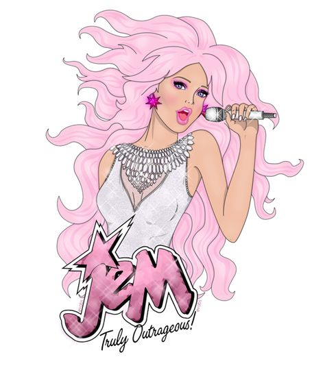 Jem by evolutionbs.deviantart.com on @DeviantArt Diamonds Outfit, Best 80s Cartoons, 80s Cartoon Characters, 1980s Childhood, Character Images, Jem And The Holograms, 80s Cartoon, Childhood Nostalgia, 80s Cartoons