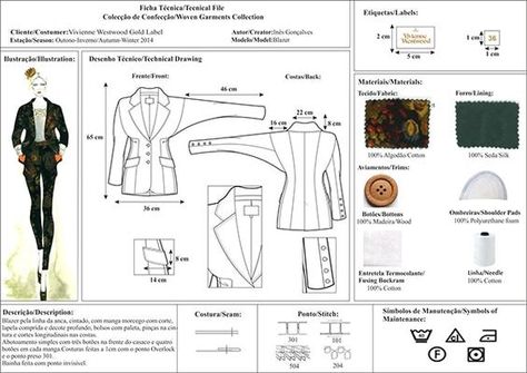 Technical Pack Fashion, Fashion Technical Sheet, Vivienne Westwood Sewing Patterns, Technical Sheet Fashion, Fashion Tech Pack, Fashion Portfolio Layout, Flat Drawings, Fashion Design Template, Make Fashion