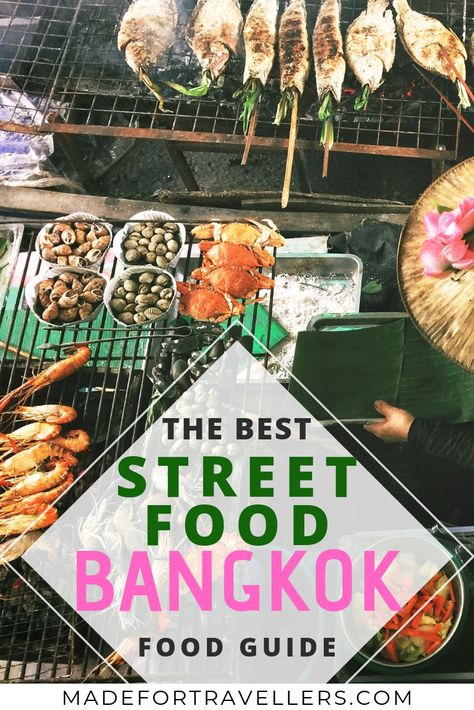 Bangkok Street Food, Bangkok Map, Street Food Thailand, Bangkok Street, Bangkok Food, Street Food Market, Thailand Vacation, Thailand Adventure, Thailand Photos