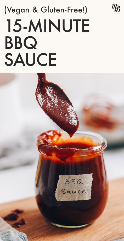 Cola Bbq Sauce, Gluten Free Bbq Sauce, Vegan Bbq Sauce, Sweet Potato Tater Tots, Easy Bbq Sauce, Make Bbq Sauce, Vegan Pulled Pork, Gluten Free Bbq, How To Make Bbq