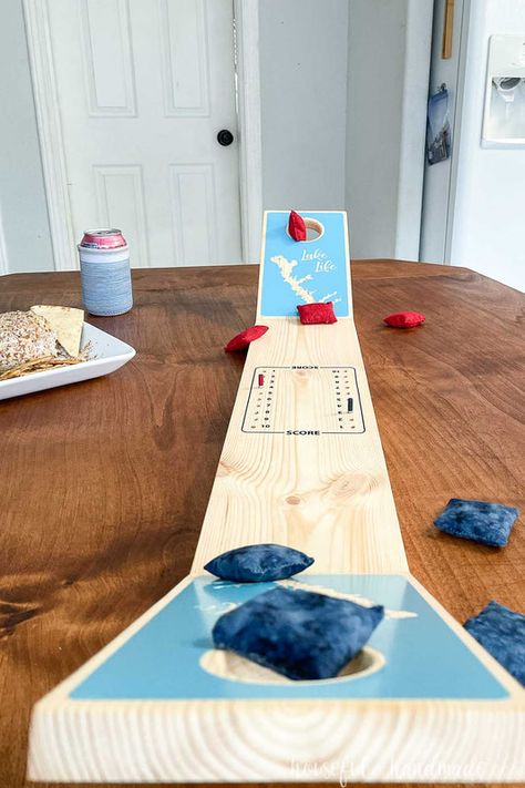 Premium PDF Woodworking Plans Diy Wooden Games, Tabletop Cornhole, Diy Yard Games, Corn Hole Diy, Wooden Board Games, Vinyl Decoration, Build Plans, Cornhole Game, Wood Games