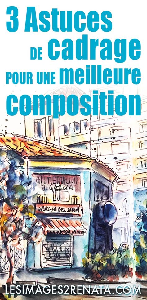 3 Astuces de cadrage pour une meilleure mise-en-scène Blind Drawing, Urban Sketch, Pastel Sec, Urban Sketchers, Urban Sketching, Inspiration Art, Travel Book, Painting Techniques, Art Journal