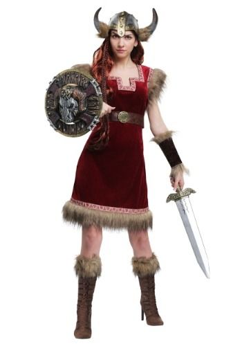 Barbarian Viking Costume for Women#Viking, #Barbarian, #Women Viking Halloween Costume, Vikings Halloween, Womens Costume, Warrior Costume, Viking Dress, Viking Costume, Viking Women, Viking Clothing, Art Outfits