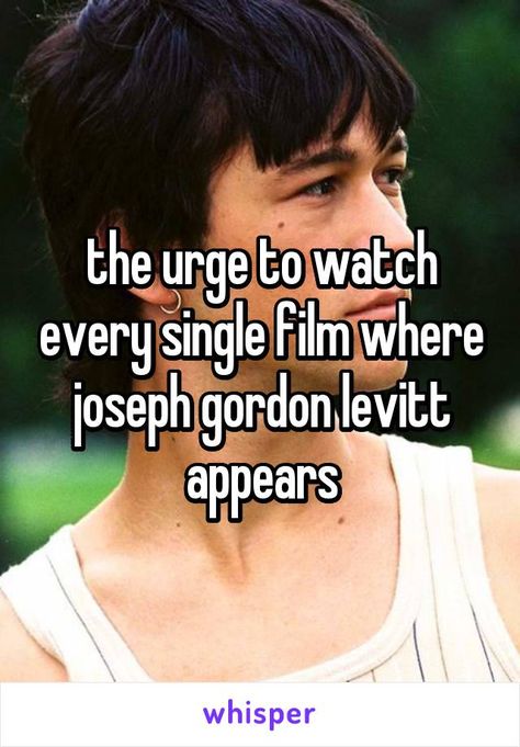 the urge to watch every single film where joseph gordon levitt appears Joseph Gordon Levitt In 10 Things I Hate About You, Joseph Gordon Levitt Inception, Joseph Gordon Levitt Brick, The Urge To, Joseph Gordon Levitt 90s, Joe Gordon Levitt, Best Teen Movies, Movie References, Mysterious Skin