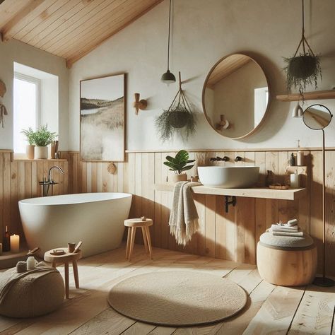 Scandinavian Bathroom Scandi Farmhouse Bathroom, Scandinavian Rustic Bathroom, Swedish Bathroom Design, Swedish Bathroom, Scandinavian Bathroom Ideas, Country House Bathroom, Lodge Bathroom, Scandinavian Country, Scandinavian Rustic