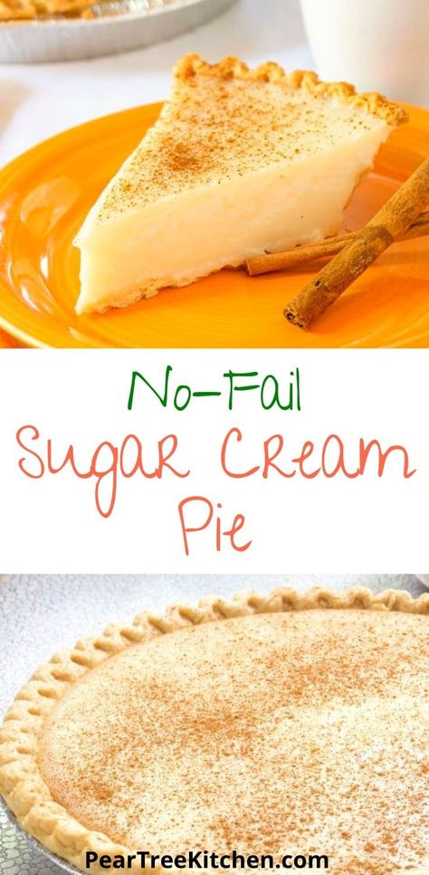 Sweet Cream Pie, Homemade Banana Cream Pie, Boston Cream Pie Recipe, Easy Cream Pie, Raspberry Cream Pies, Sugar Cream Pie, Custard Pie Recipe, Banana Cream Pie Recipe, Coconut Cream Pie Recipes