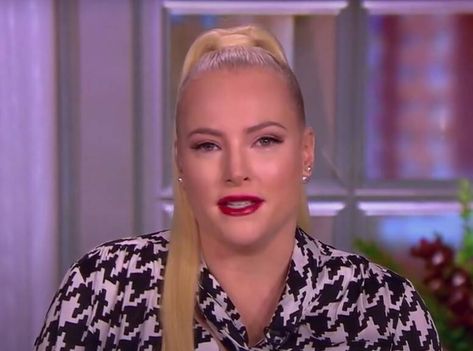 Photos from Meghan McCain's Hair Transformations on The View - E! Online Meghan Mccain, Erika Jayne, Hair Shows, Sleek Ponytail, Christina Aguilera, Heat Styling Products, Hair Transformation, Top Knot, The View